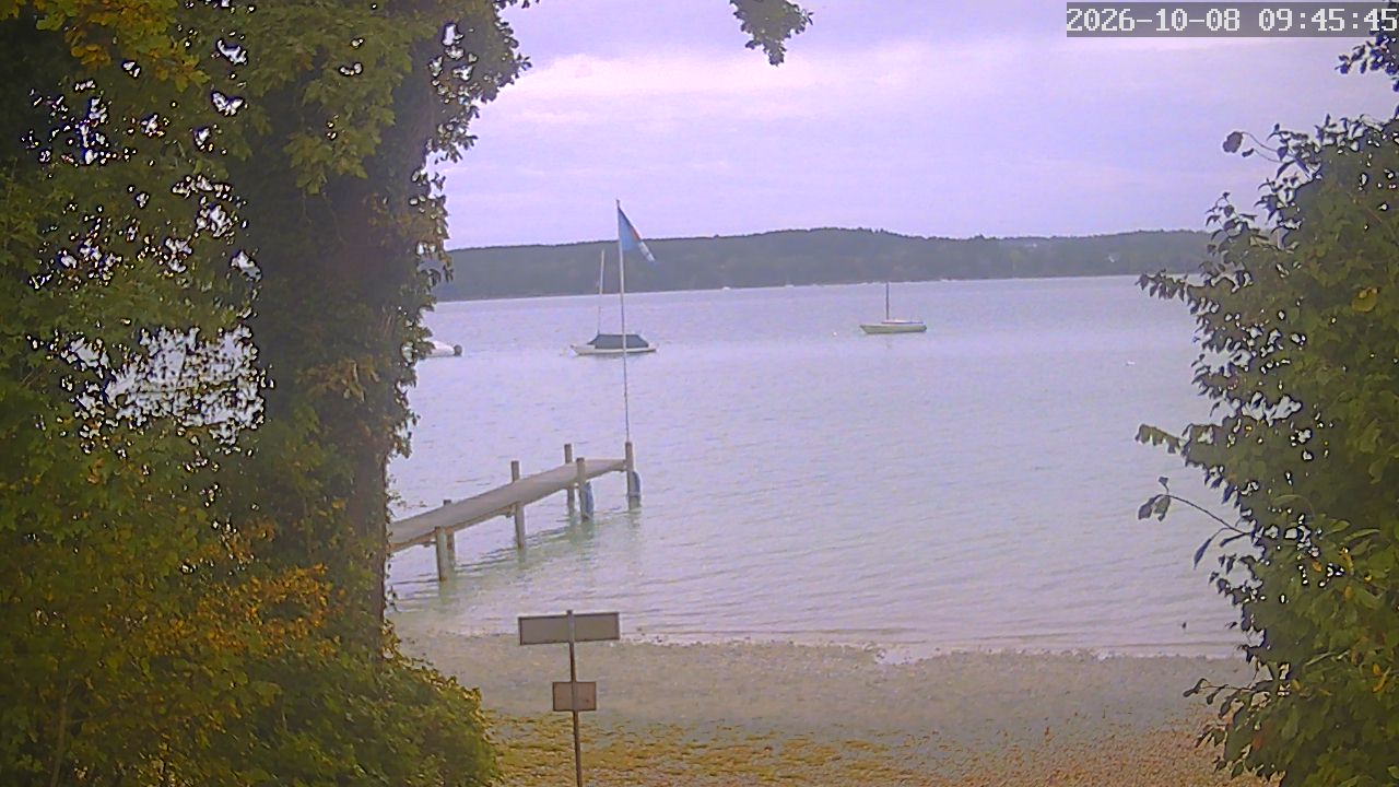 Live-Webcam in Inning am Segelclub Inning Ammersee - SCIA