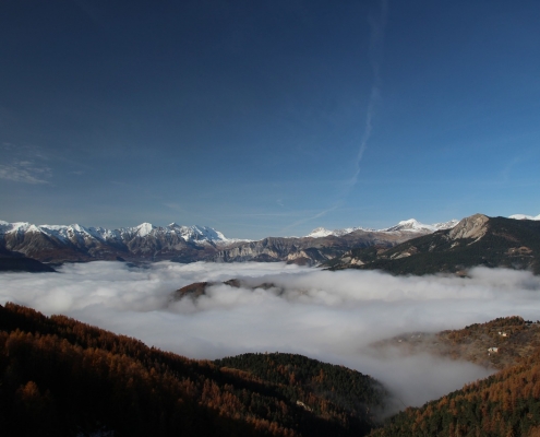 Mit dem Herbst kommt der Nebel 15 Nebelbildung im Herbst - Walchensee Nebelsession