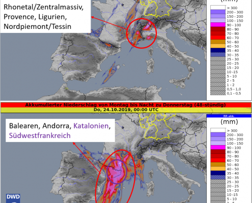 Heftige Starkregenfälle über Südwesteuropa 28 20 Bild1
