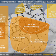 DWD - Sturm Februar