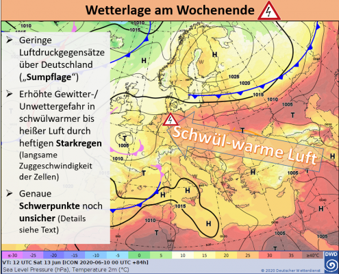 Schwülwarmes und gewittriges Wochenende 10 10 Bild