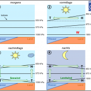 DWD: Landwind-Seewind-Zirkulation