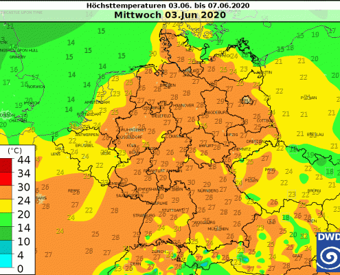 Die Schafe müssen zittern 15 DWD Schafskaelte