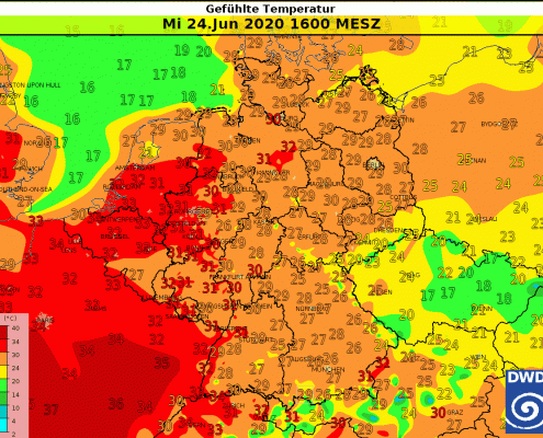 DWD Sommerhitze Juni