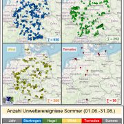 DWD ein schlechtes Gewitterjahr