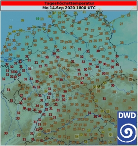 Rekordverdächtige Septemberhitze?