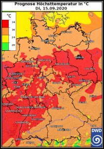 DWD September Hitze