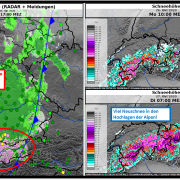 DWD Kurzer Wintereinbruch in den Alpen