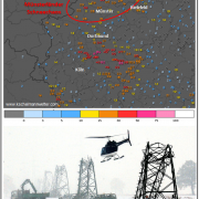DWD Als Strommasten umknickten - Das Münsterländer Schneechaos