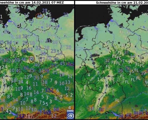 Durch Vorfrühlingswetter geht es der Schneedecke an den Kragen 19 DWD Durch Vorfruehlingswetter geht es der Schneedecke an den Kragen