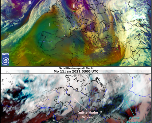 Satellitenmeteorologie (Teil 2) - Bunte Bilder für die Wetteranalyse 25 DWD Satellitenmeteorologie Teil 2 Bunte Bilder fuer die Wetteranalyse