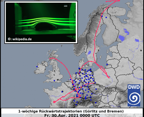 DWD Von der Stromlinie zur Trajektorie