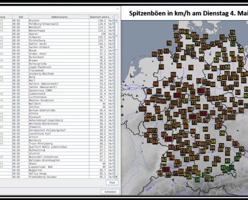 DWD Sturmtief EUGEN und die Hoffnung auf das kommende Wochenende