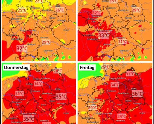 Erste Hitzewelle "ante portas" 20 DWD Erste Hitzewelle ante portas