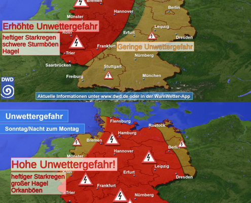 Schwergewitter am Wochenende - Was war? Was kommt? 15 DWD Schwergewitter am Wochenende Was war Was kommt 2