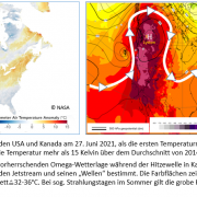 DWD Hitzewelle in Kanada und Teilen der US Westkueste