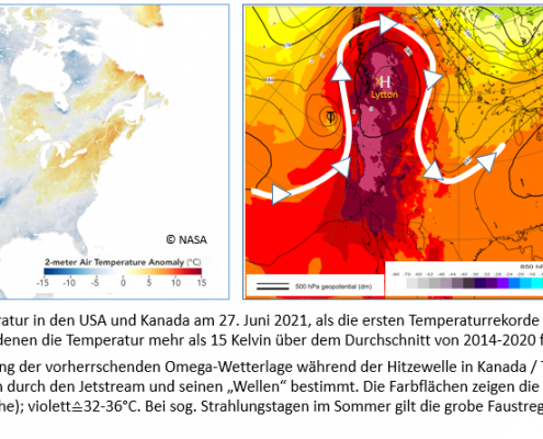 DWD Hitzewelle in Kanada und Teilen der US Westkueste