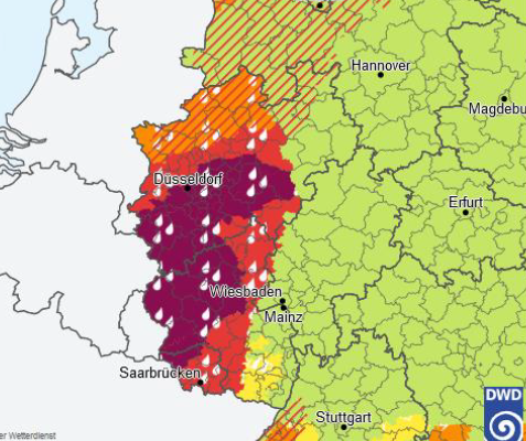 DWD UnWetterwarnungen des DWD Nutzen fuer viele Zielgruppen