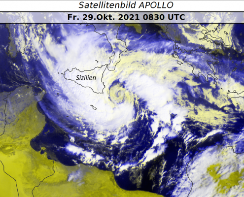 Kalte Schale, warmer Kern: Im Auge des Sturms APOLLO 29 DWD Kalte Schale warmer Kern Im Auge des Sturms APOLLO