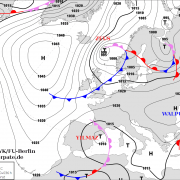 DWD Ganz schoen Wetter in Europa