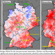 DWD Trockener Herbst 2021