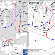 DWD Hoch Kai laesst den meteorologischen Winter freundlich und trocken ausklingen