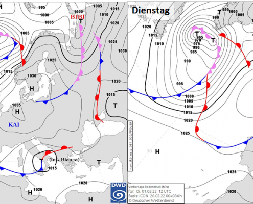 Hoch "Kai" lässt den meteorologischen Winter freundlich und trocken ausklingen! 26 DWD Hoch Kai laesst den meteorologischen Winter freundlich und trocken ausklingen