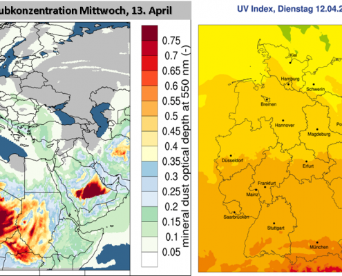 DWD Achtung Sonnenbrandgefahr Auch im April hat die Sonne schon viel Kraft