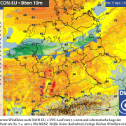 DWD Eine turbulente Wetterwoche