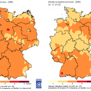 DWD Waldbrand und der Index des DWD 1