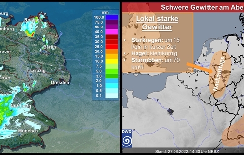 Eingefahrene Wetterlage und das am Siebenschläfer 21 DWD Eingefahrene Wetterlage und das am Siebenschlaefer
