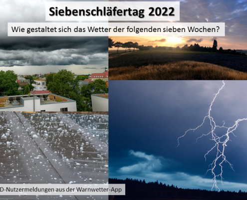Sieben Wochen wechselhaft mit Gewittern? 22 DWD Sieben Wochen wechselhaft mit Gewittern