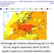 DWD Zu warmer Sommer wird wahrscheinlicher