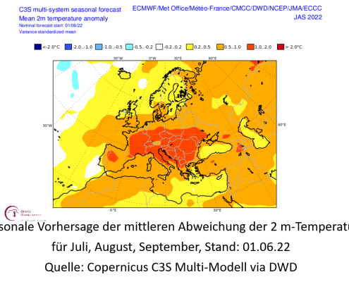 DWD Zu warmer Sommer wird wahrscheinlicher