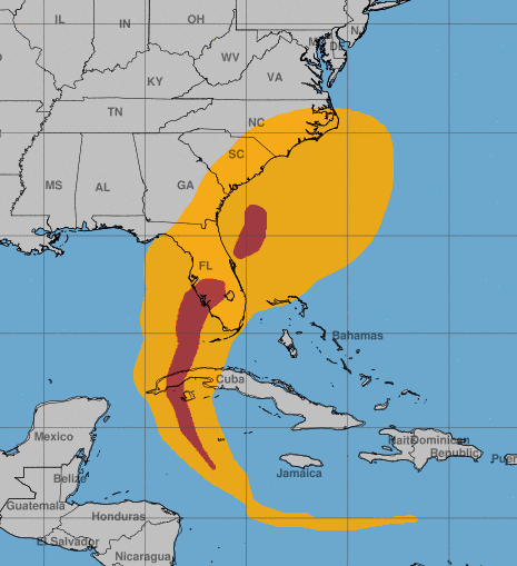 DWD Historischer Hurrikan IAN Zerstoerungen auf Florida