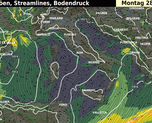 DWD Unwetterserie im Mittelmeer 2
