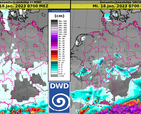 DWD Passend zum World Snow Day 2023 kommt der Winter zurueck