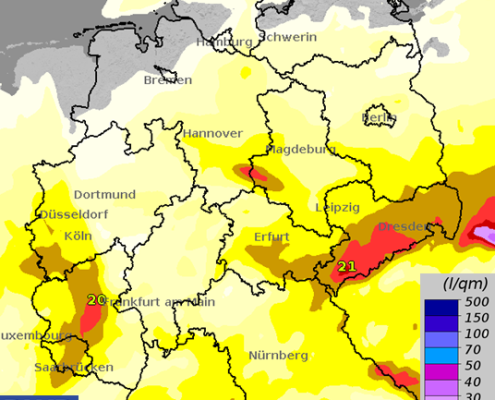 DWD Schneetiefs nehmen uns in die Zange 1
