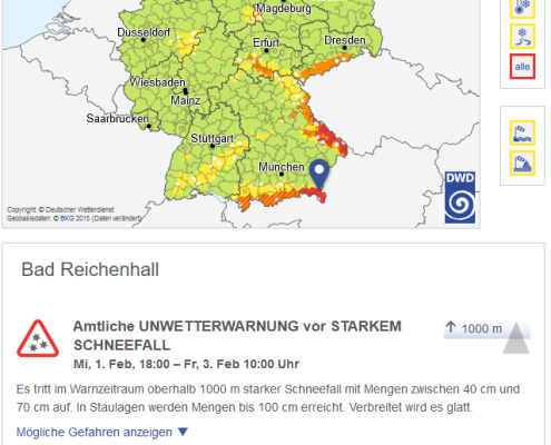 DWD Eine turbulente Woche im Winter 1