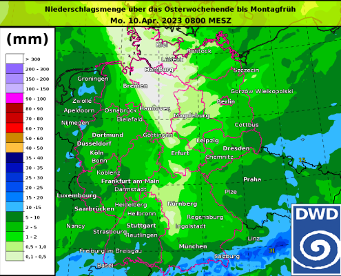 DWD Das Wetter zu Ostern 1