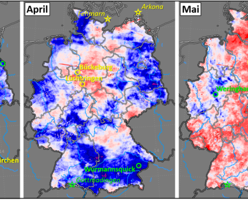 DWD Fruehjahr 2023 Nassestes Fruehjahr seit 10 Jahren mit trockenem Ende