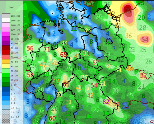 DWD Deutlich zu viel Regen im bisherigen August