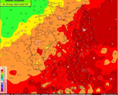 DWD Hitzewarnungen bei Waschkuechenwetter warum