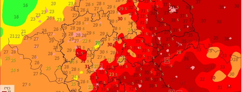 DWD Hitzewarnungen bei Waschkuechenwetter warum