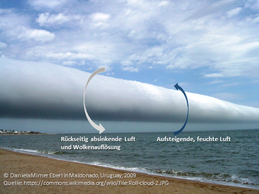 "Rollende" Wolken im Mittelmeer 5 DWD Rollende Wolken im Mittelmeer 2