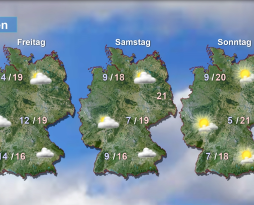 DWD Ex Hurrikan LEE bringt als Gastgeschenke Wind und Regen mit 3