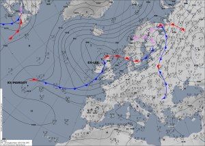 DWD Ex Hurrikan LEE bringt als Gastgeschenke Wind und Regen mit