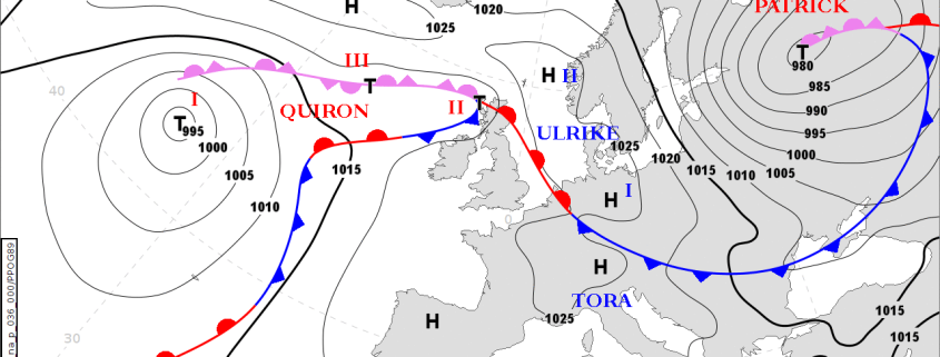 DWD Geteiltes Wetter in Deutschland