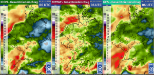 DWD Regional viel Regen im Oktober 2