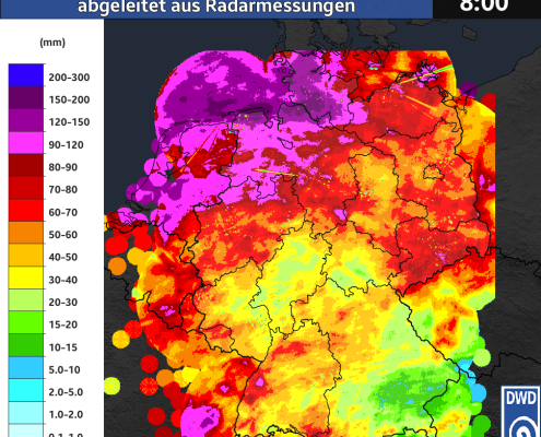 Regional viel Regen im Oktober 26 DWD Regional viel Regen im Oktober
